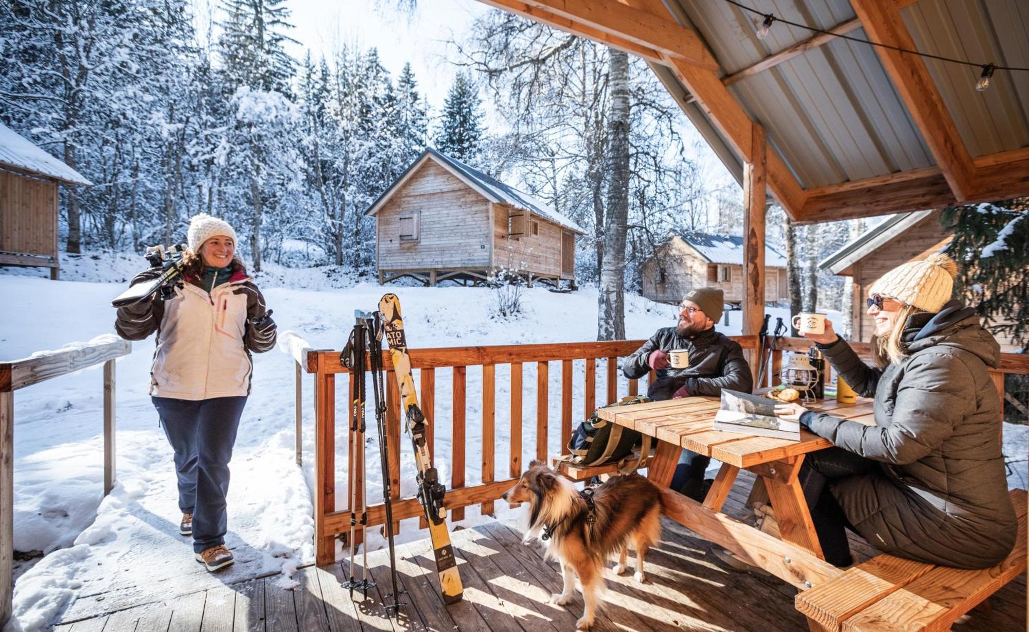 Huttopia Bozel En Vanoise Hotel Bagian luar foto